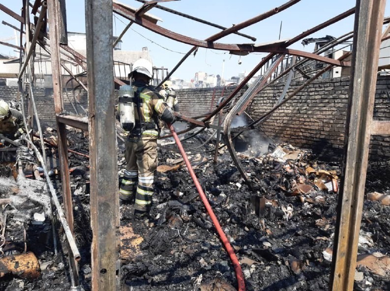 آتش‌نشانی , سازمان آتش‌نشانی تهران , آتش‌سوزی , 