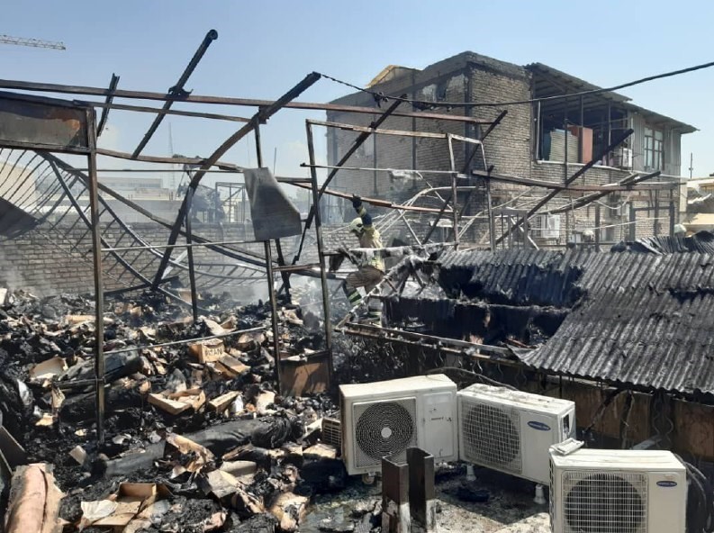 آتش‌نشانی , سازمان آتش‌نشانی تهران , آتش‌سوزی , 