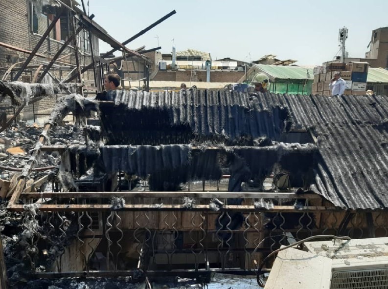 آتش‌نشانی , سازمان آتش‌نشانی تهران , آتش‌سوزی , 