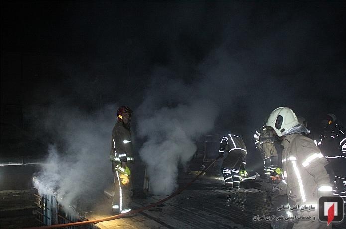 آتش‌نشانی , سازمان آتش‌نشانی تهران , آتش‌سوزی , بازار , 