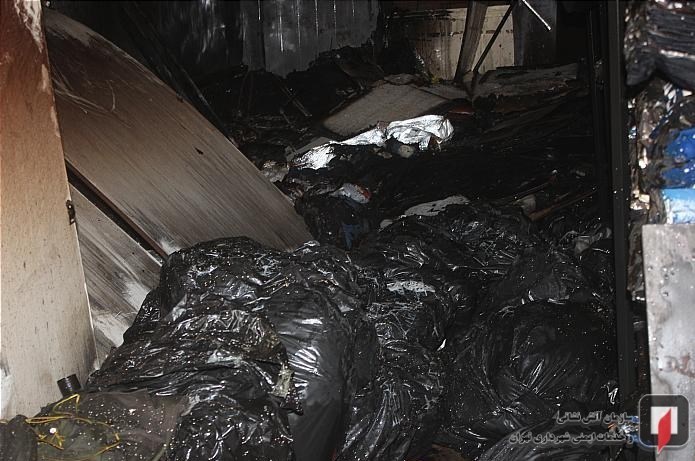 آتش‌نشانی , سازمان آتش‌نشانی تهران , آتش‌سوزی , بازار , 