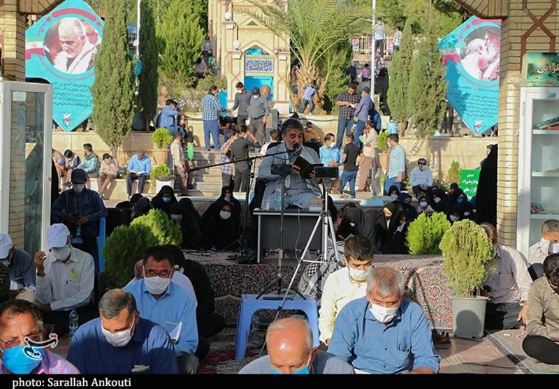 استان کرمان , شهید سپهبد قاسم سلیمانی , دعای عرفه , ویروس کرونا , جبهه مقاومت اسلامی , 