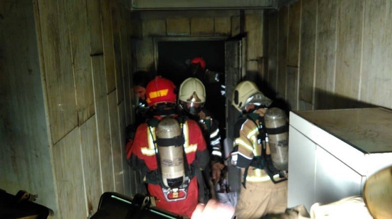 سازمان آتشنشانی تهران , آتشنشانی , آتشسوزی , بیمارستان , حوادث ,