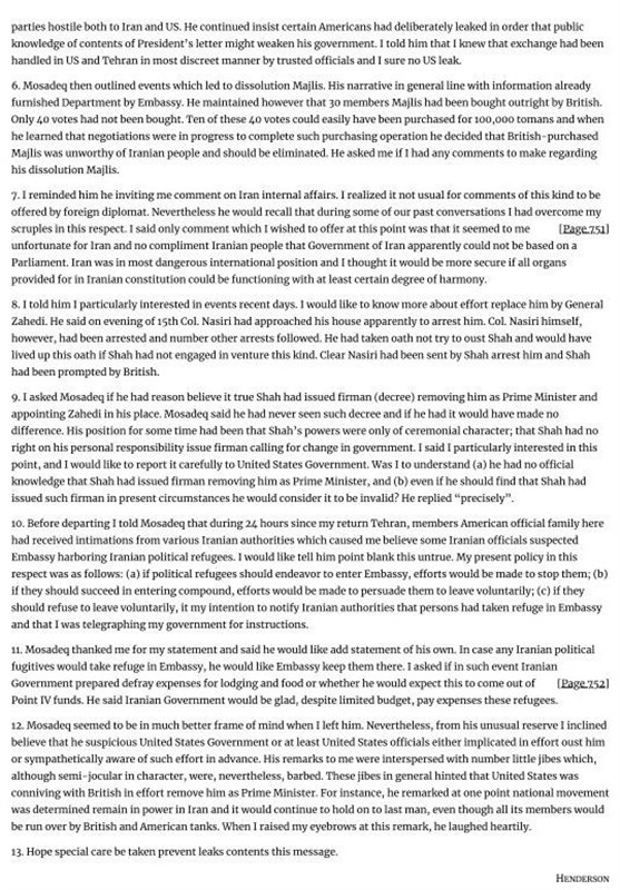 کودتای 28 مرداد , 