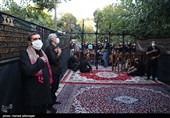  عزاداری شب اول محرم هیئت مکتب الحسین(ع) در آستان مقدس امامزاده معصوم(ع) با رعایت فاصله گذاری اجتماعی 