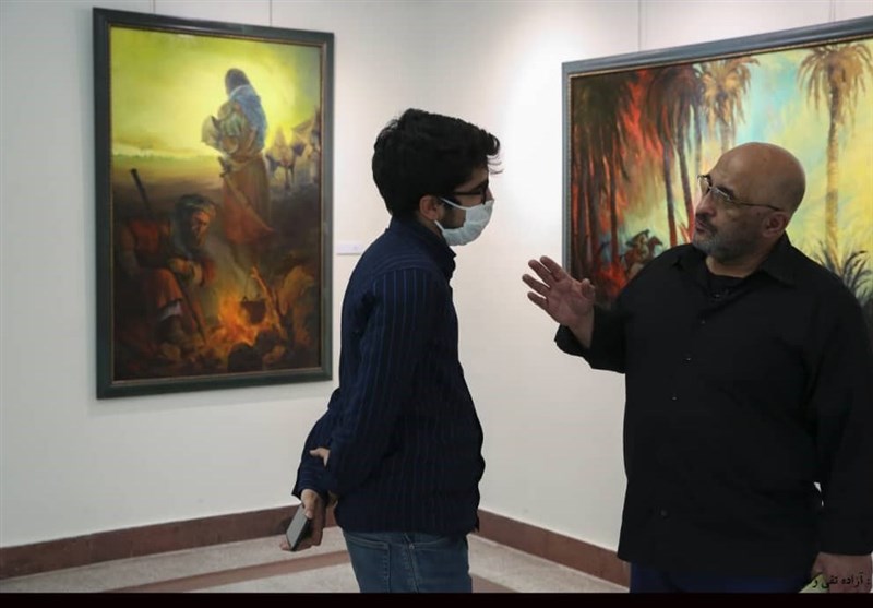 هنرهای تجسمی , نقاشی , سینما , موکب تسنیم , ماه محرم ,