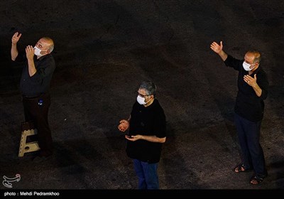 مراسم عزاداری شب عاشورای حسینی حسینیه ثارالله اهواز