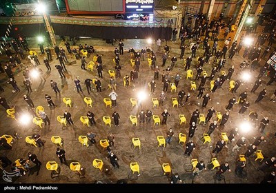 مراسم عزاداری شب عاشورای حسینی حسینیه ثارالله اهواز