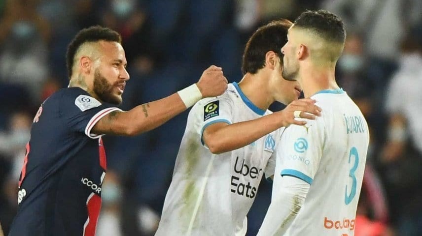 نیمار , تیم فوتبال پاری‌سن‌ژرمن , تیم فوتبال مارسی فرانسه , 