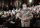 سرلشکر سیدعبدالرحیم موسوی فرمانده کل ارتش در آیین تجلیل و تکریم سراسری یک میلیون پیشکسوت دفاع مقدس و مقاومت