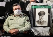 سردار حسین اشتری فرمانده نیروی انتظامی در آیین تجلیل و تکریم سراسری یک میلیون پیشکسوت دفاع مقدس و مقاومت