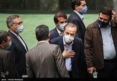 ورود علیرضا رزم حسینی وزیر پیشنهادی صنعت، معدن و تجارت به جلسه علنی مجلس شورای اسلامی
