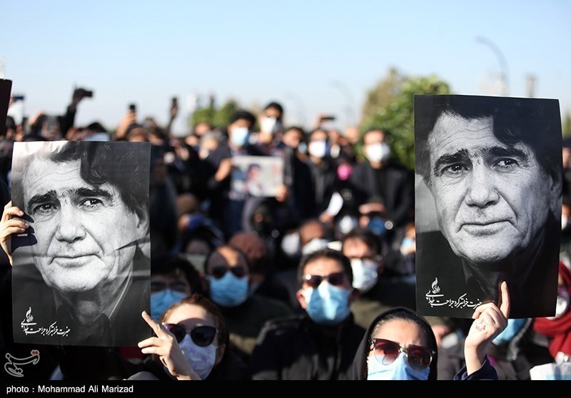 مراسم خاکسپاری مرحوم استاد شجریان در طوس