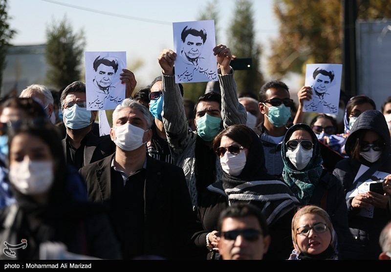 مراسم خاکسپاری مرحوم استاد شجریان در طوس