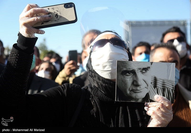 مراسم خاکسپاری مرحوم استاد شجریان در طوس