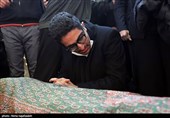 مراسم خاکسپاری مرحوم استاد شجریان در طوس