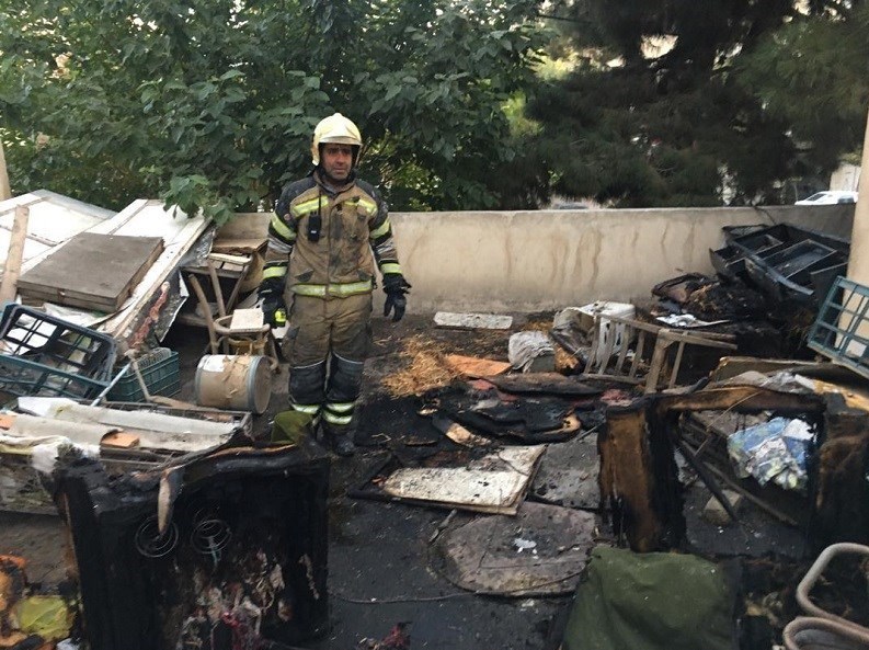 آتش‌نشانی , سازمان آتش‌نشانی تهران , آتش‌سوزی , حوادث , اورژانس , 