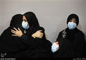 همسر و فرزندان وداع  شهید امربه معروف محمد محمدی