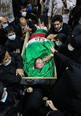 وداع با پیکر بسیجی شهید امربه معروف محمد محمدی
