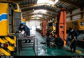 کارگاه های تعمیرات سنگین در پایانه فتح آباد متروی تهران