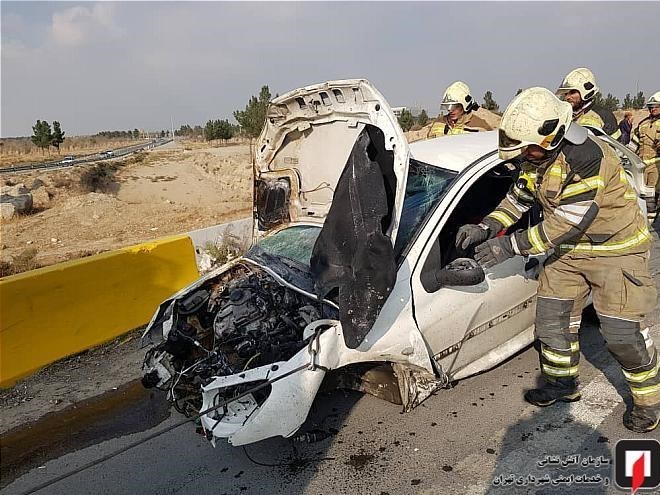 آتش‌نشانی , سازمان آتش‌نشانی تهران , آتش‌سوزی , پلیس راهور | پلیس راهنمایی و رانندگی , حوادث جاده‌ای , 