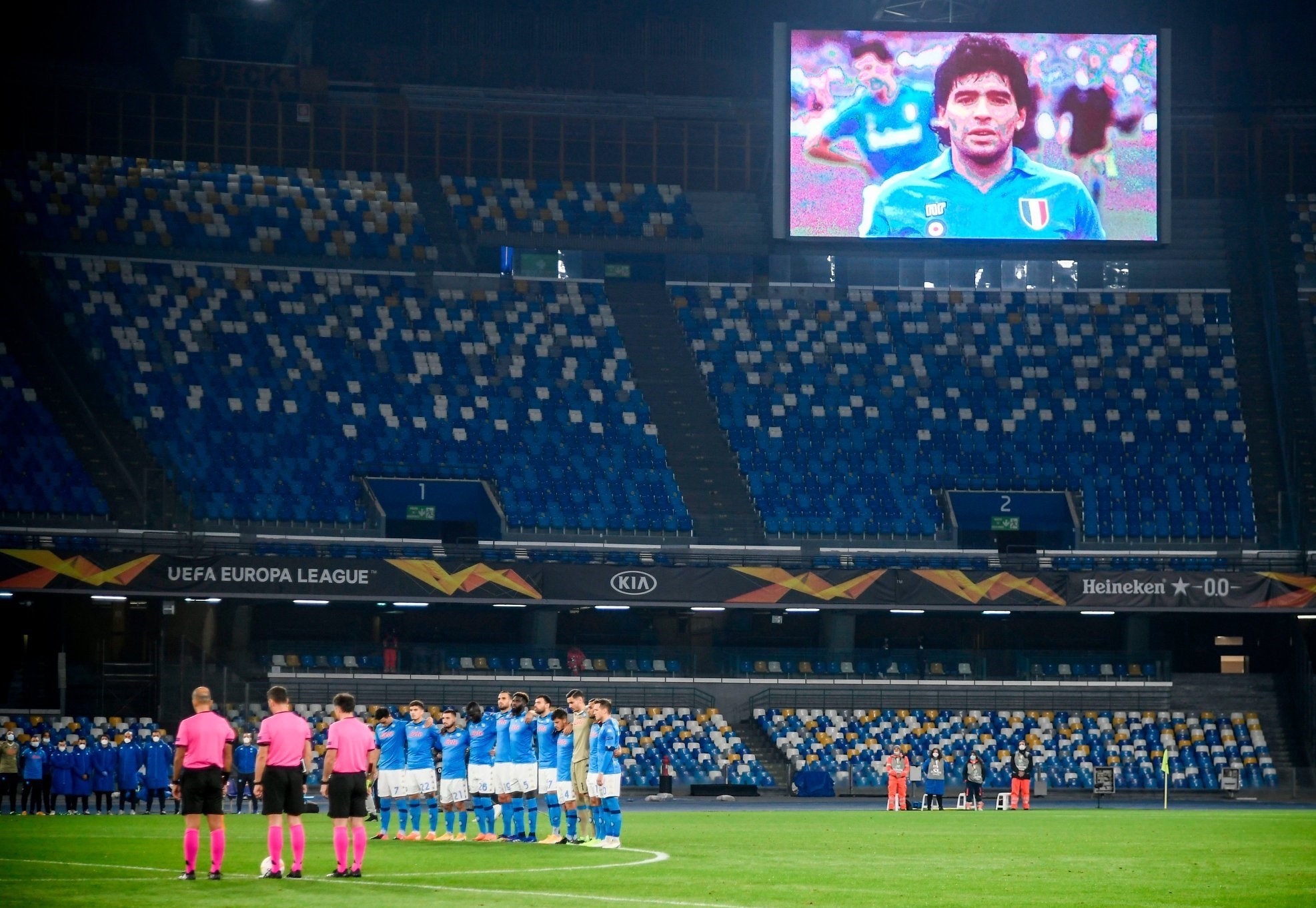 تیم فوتبال ناپولی ایتالیا , فوتبال اروپا , دیگو آرماندو مارادونا , 