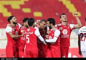 دیدار تیم های فوتبال پرسپولیس و شهر خودرو