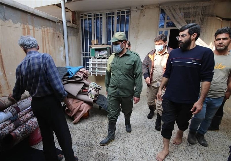 سید رضا نریمانی , جهادگر , سیل , سیل زده , 