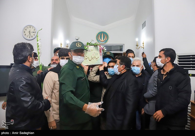 مراسم استقبال از پیکر سردار شهید عبدالرسول  استوار - شیراز