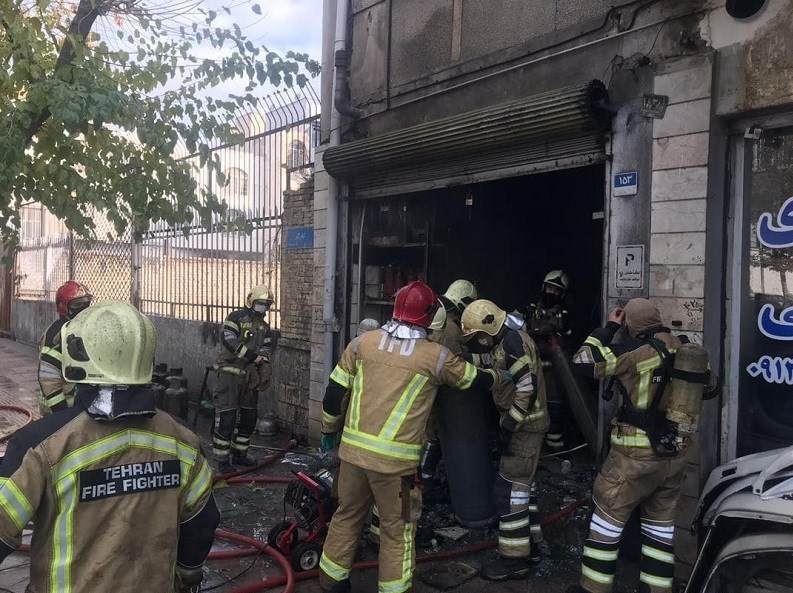 سازمان آتش‌نشانی تهران , آتش‌نشانی , آتش‌سوزی , حوادث , اورژانس , 