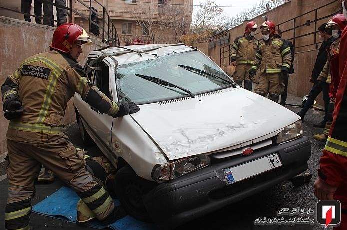 آتش‌نشانی , سازمان آتش‌نشانی تهران , پلیس راهور | پلیس راهنمایی و رانندگی , حوادث , 