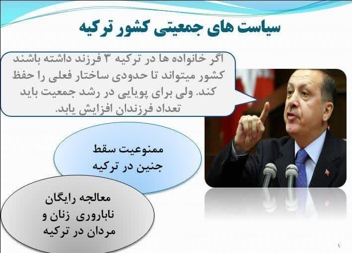 کاهش جمعیت , کشور ترکیه , سیاست‌های تشویقی برای فرزندآوری , 