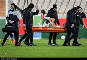مصدومیت یکی از بازیکنان تیم فوتبال آلومینیوم اراک