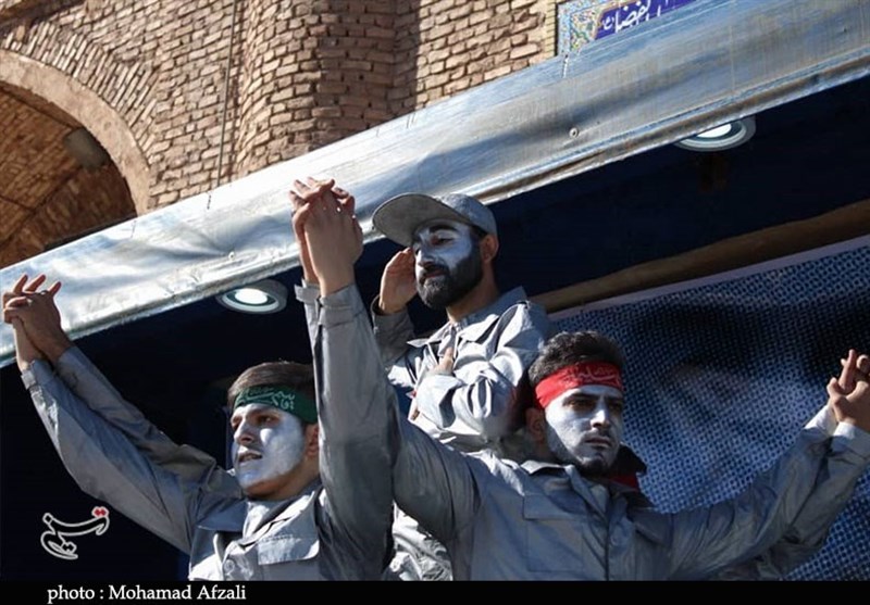 تئاتر مقاومت , تئاتر خیابانی , استان کرمان , شهید سپهبد قاسم سلیمانی , کرونا , شهید , تعزیه , 