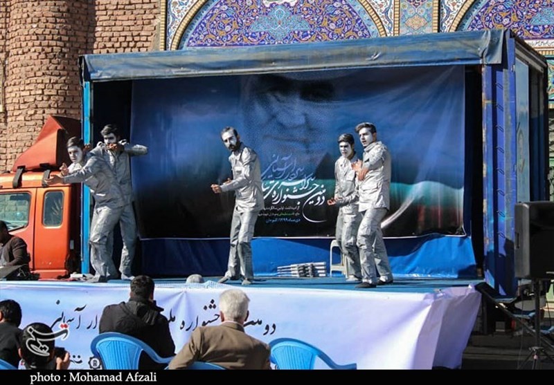 تئاتر مقاومت , تئاتر خیابانی , استان کرمان , شهید سپهبد قاسم سلیمانی , کرونا , شهید , تعزیه , 