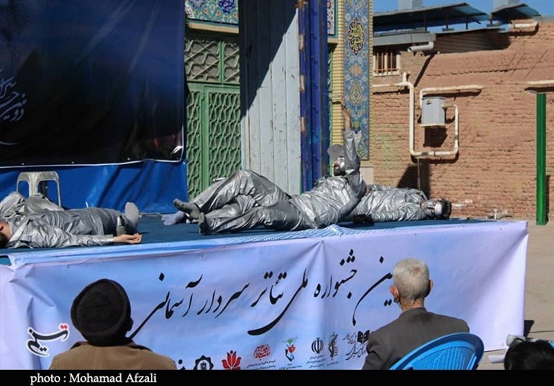تئاتر مقاومت , تئاتر خیابانی , استان کرمان , شهید سپهبد قاسم سلیمانی , کرونا , شهید , تعزیه , 