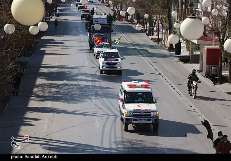 استان کرمان , مراسم تشییع , تشییع پیکر سپهبد قاسم سلیمانی , رژه , 