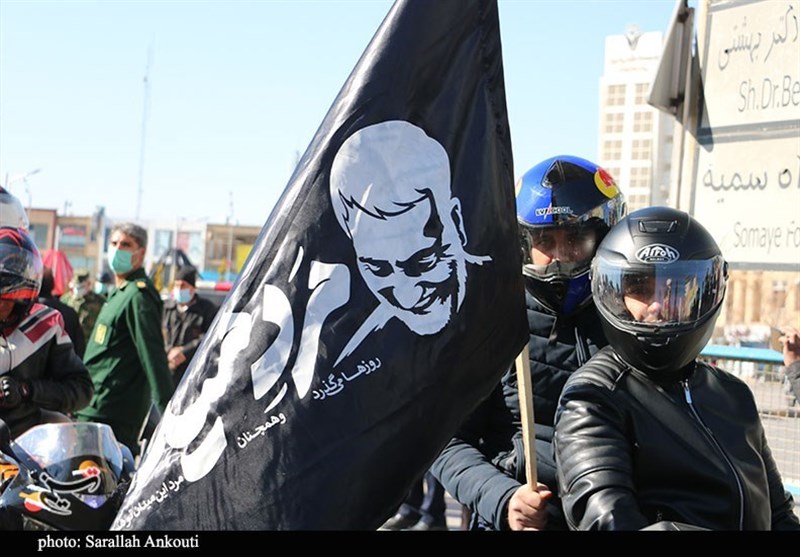 استان کرمان , مراسم تشییع , تشییع پیکر سپهبد قاسم سلیمانی , رژه , 