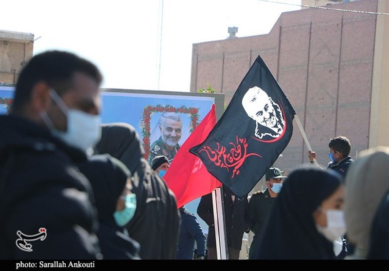 استان کرمان , مراسم تشییع , تشییع پیکر سپهبد قاسم سلیمانی , رژه , 