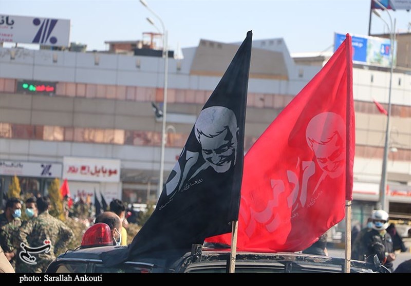 استان کرمان , مراسم تشییع , تشییع پیکر سپهبد قاسم سلیمانی , رژه , 