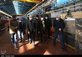بازدید مدیر عامل و مدیران ارشد خبرگزاری تسنیم از خط تولید گروه صنعتی انتخاب در اصفهان