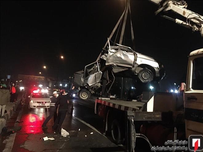 آتش‌نشانی , سازمان آتش‌نشانی تهران , حوادث , پلیس راهور | پلیس راهنمایی و رانندگی , 