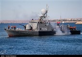 مراسم الحاق ناو موشک‌انداز زره به ناوگان نیروی دریایی ارتش