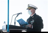 سخنرانی امیر دریاردار حسین خانزادی فرمانده نیروی دریایی ارتش در مراسم الحاق ناو موشک‌انداز زره به ناوگان نیروی دریایی ارتش