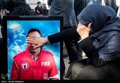 چهارمین سالگرد آتش‌نشانان شهید حادثه پلاسکو - بهشت زهرا(س)