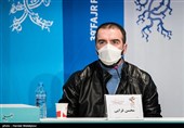 محسن قرایی کارگردان در نشست خبری فیلم بی همه چیز - سی و نهمین جشنواره فیلم فجر