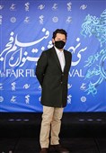 بهرام رادان بازیگر فیلم ابلق در سی و نهمین جشنواره فیلم فجر