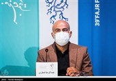 عبدالرضا نصاری بازیگر در نشست خبری فیلم تک تیرانداز - سی و نهمین جشنواره فیلم فجر