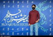 مجید نوروزی بازیگر فیلم مصلحت در سی و نهمین جشنواره فیلم فجر