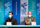 فریدون حامدی و نوید پورفرج در نشست خبری فیلم زاوالا - سی و نهمین جشنواره فیلم فجر